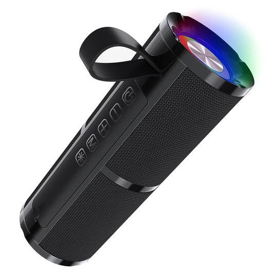 1 Hora Wireless Speaker Bluetooth 5.3 Portable RGB Speaker with 3.5mm Jack USB TF AUX Compatible with Phone Computers BOC060